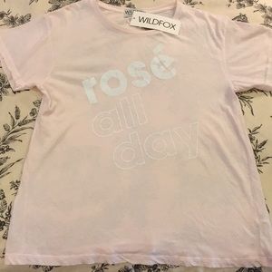 Wildfox “rosé all day” T-shirt